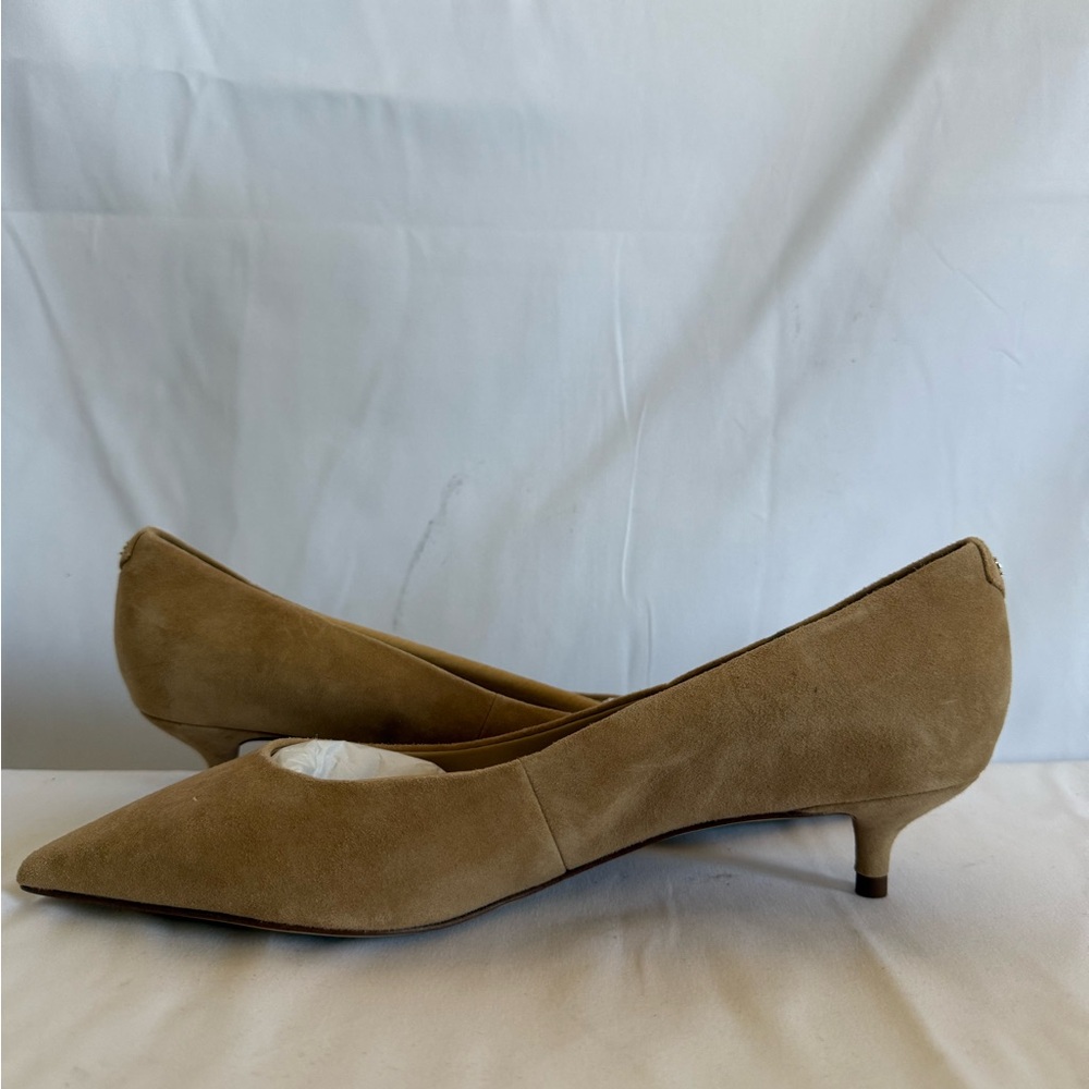 Sam Edelman Camel Suede Kitten Heels - Picture 2 of 9
